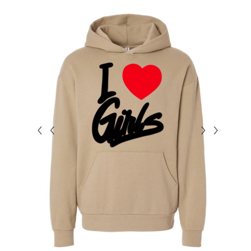 I ❤️ Girls Hoodie