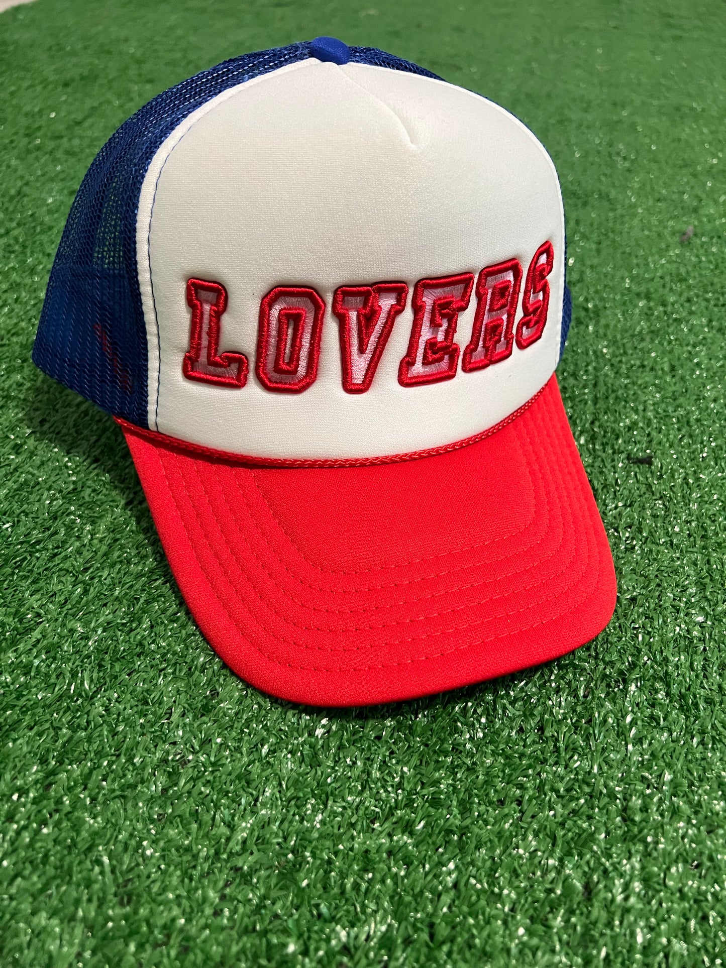 Lovers trucker red n blue