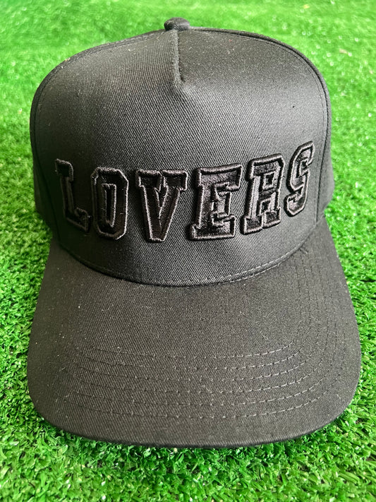 Black on black lovers hat
