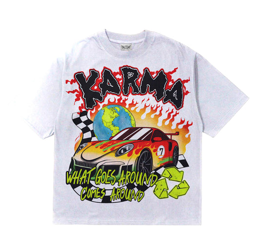 Karma tee white