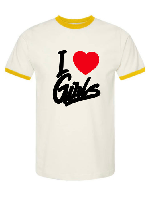 I ❤️ girls t shirt