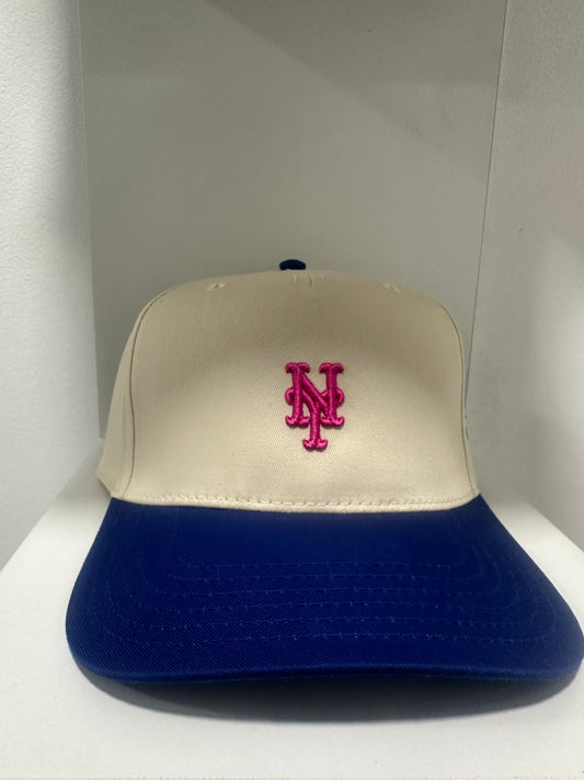 Pink baby Logo Mets Hat