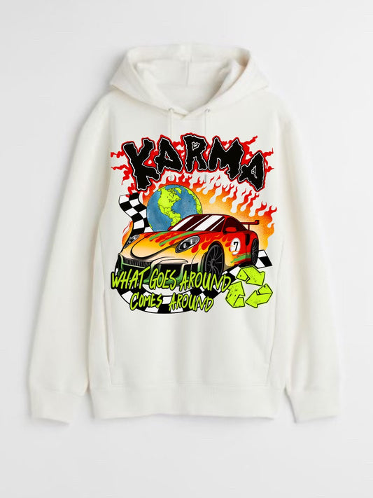 Karma hoodie crème