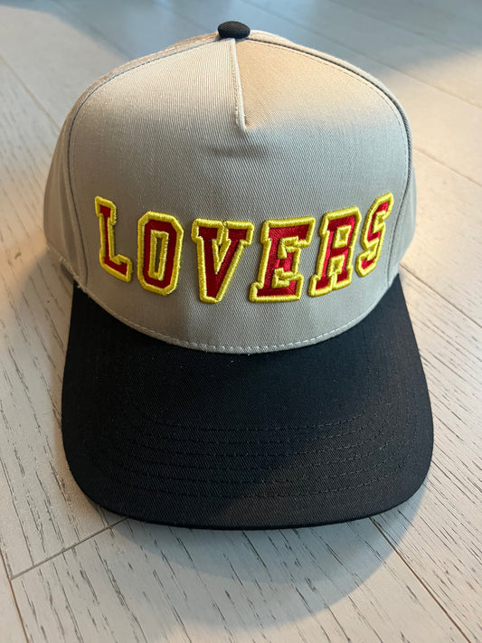Two tone lovers cr/blk